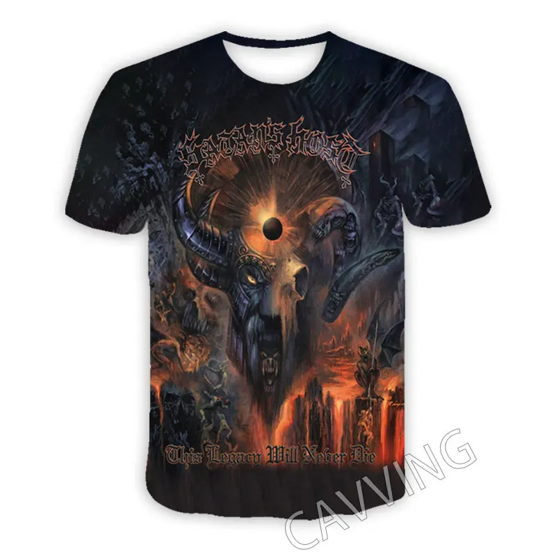 

CAVVING 3D Printed Satan's Host band Casual T-shirts Hip Hop T Shirts Harajuku Styles Tops Clothing for Men/women