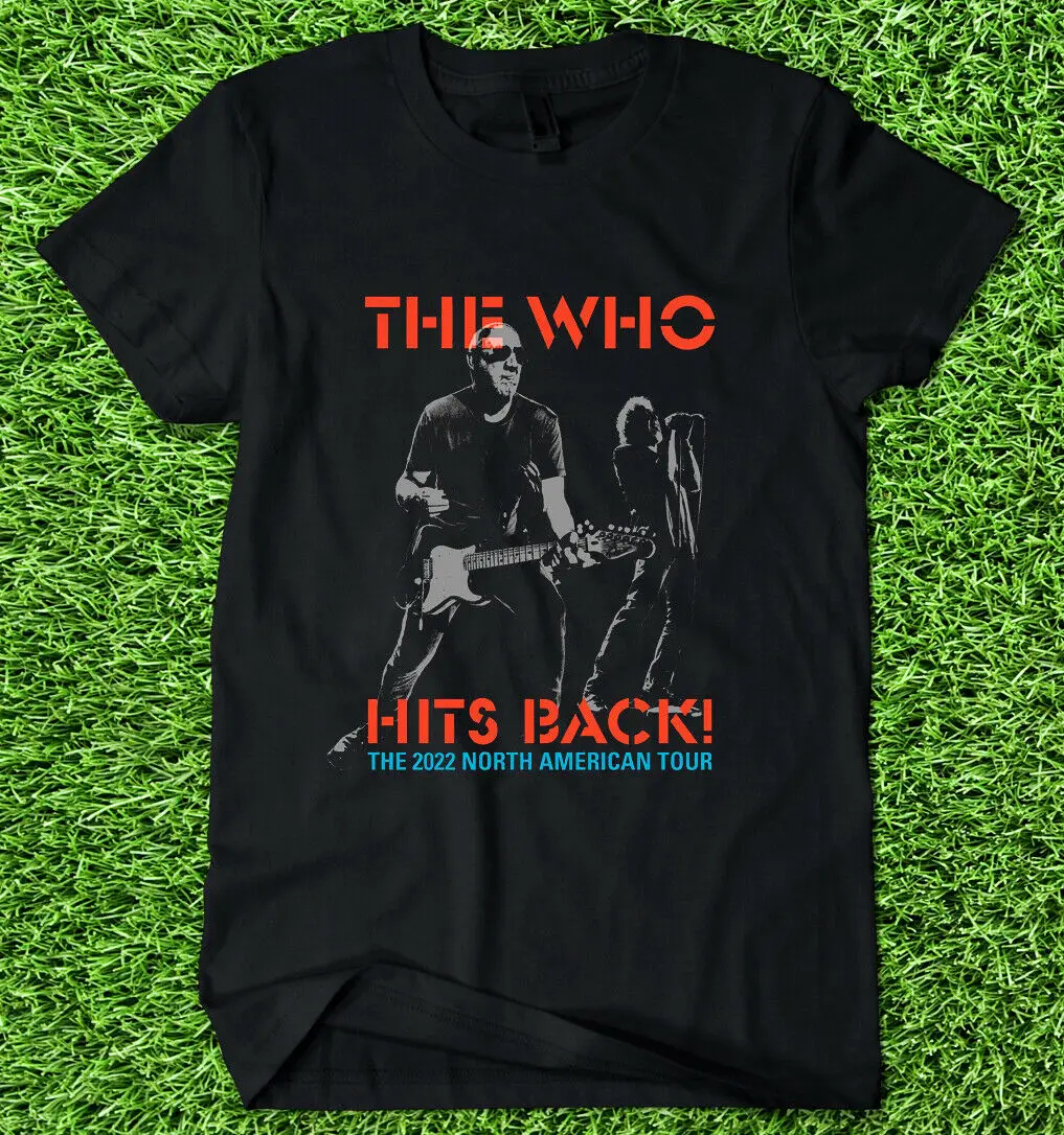 

the who hits back 2022 north american tour new t shirt