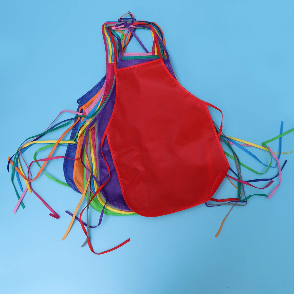 

12 шт., Детские фартуки из нетканого материала