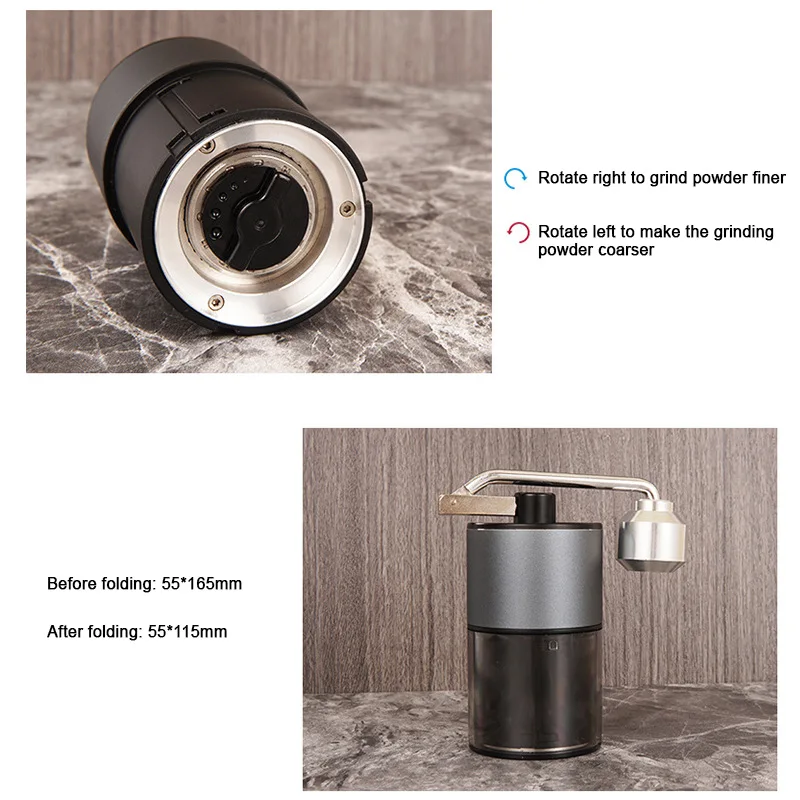 Hand Coffee Machine Stainless Steel Portable Coffee Beans Pepper Manual Grinder Rechargeable Multifunctional Grinder Pill Deco enlarge