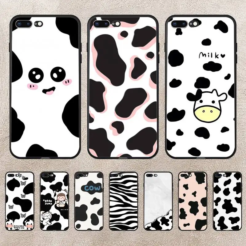 

Cow Print Phone Case For Huawei Y5 Y62019 Y52018 Y92019 Luxury Funda Case For 9prime2019