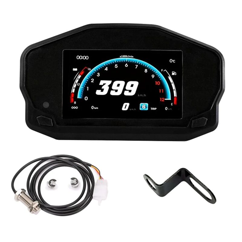 

Универсальный многофункциональный инструмент со спидометром и дисплеем ISP для мотоциклов Honda Ducati Kawasaki 1,2,4 цилиндра