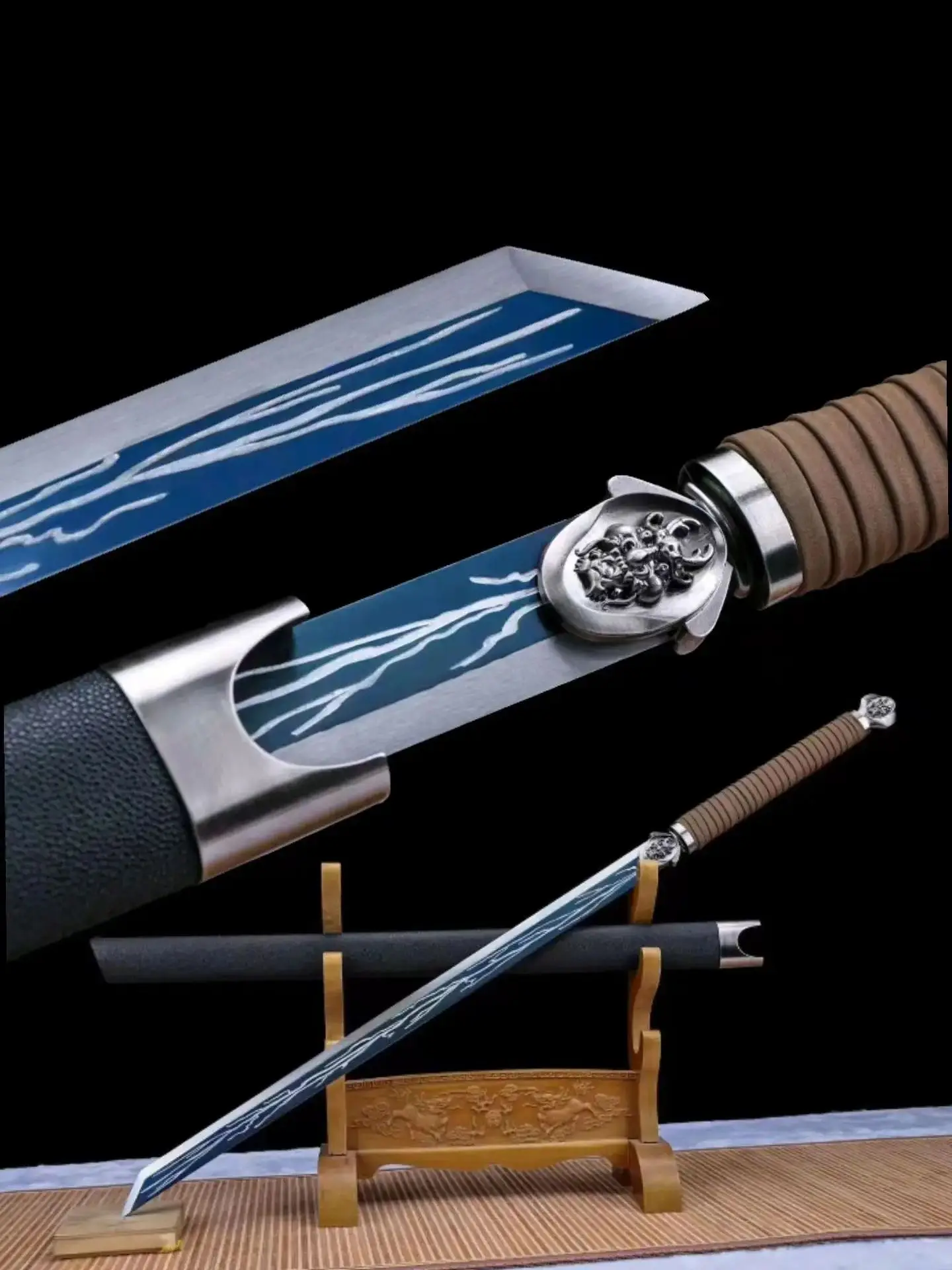 Настоящее мульти-изысканное лезвие ручной работы из экстремальной марганцевой