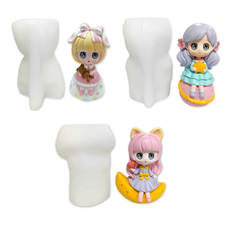 

Женская силиконовая форма для торта, форма для помадки, форма для полимерной глины для кухни, «сделай сам», для изготовления шоколада