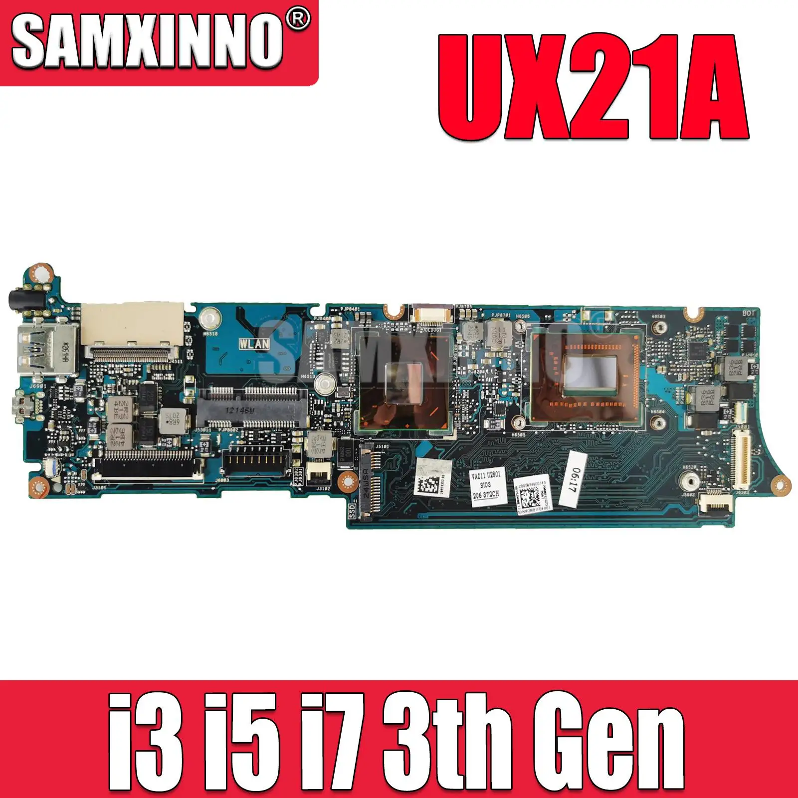 Материнская плата UX21A для ноутбука ASUS UX21 UX21A Материнская плата UX21A для ноутбука ASUS UX21 UX21A