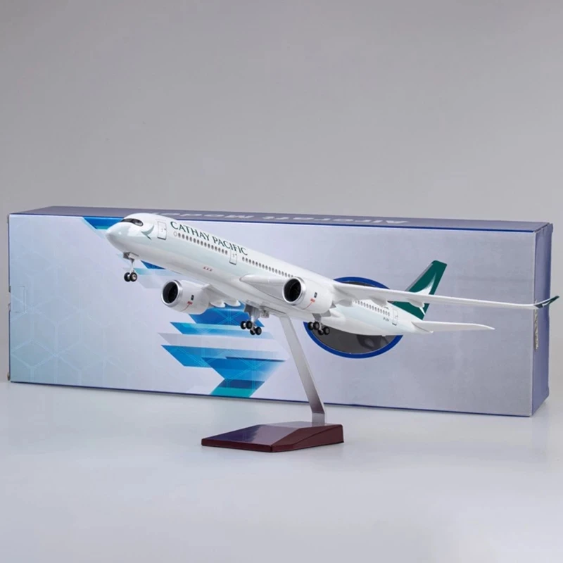 Самолёт A350 B747 47 см масштаб 1/142 модель авиакомпании Cathay Pacific светильник кие