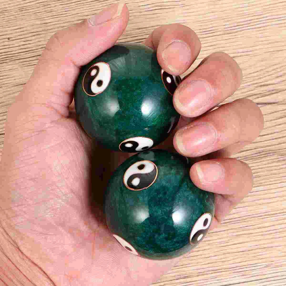 

1 пара 47 мм мячей для массажа рук китайские мячи для упражнений для снятия стресса