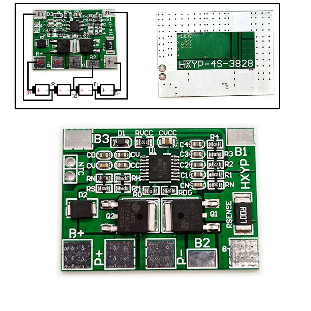 

BMS 4S 3,2 В 8A LiFePO4 Защитная плата для зарядки аккумулятора 12,8 В, аккумуляторные блоки PCB, модуль привода, защитная пластина балансировки аккумул...