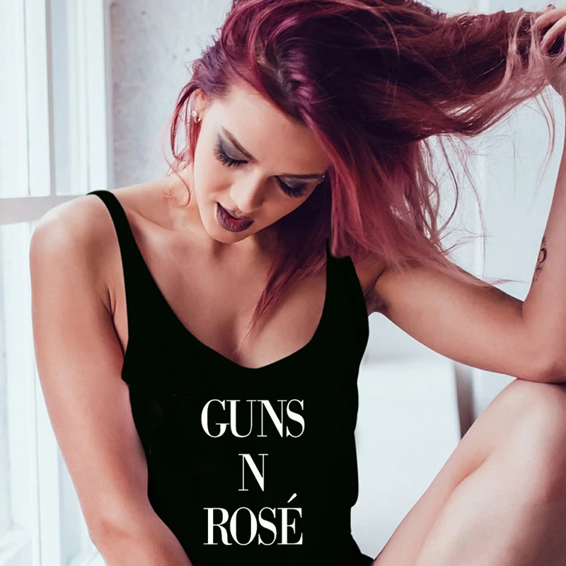 

Guns N Nose Women Tank Tops Summer Fashion Racerback Rock Hip Hop Gothic Sleeveless Vest Womens Clothes Harajuku 90s Boho Tops