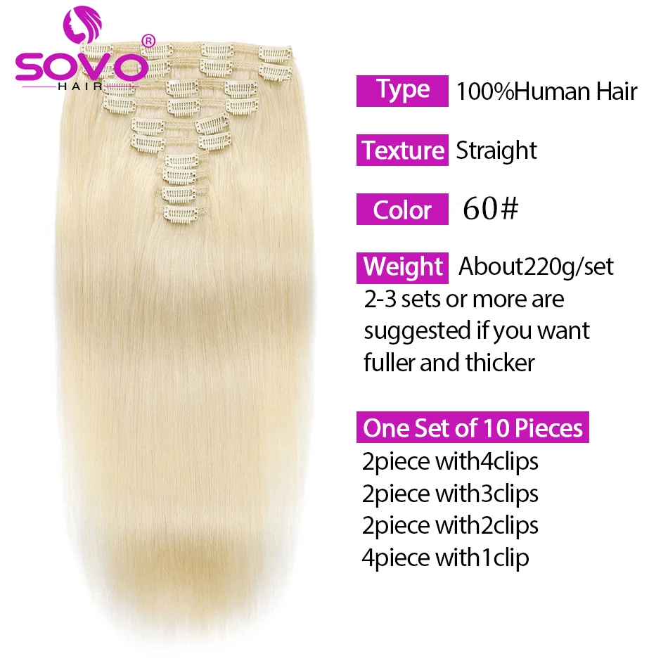 Набор Из 10 Предметов 160 Г Наращивание Человеческих Волос Remy