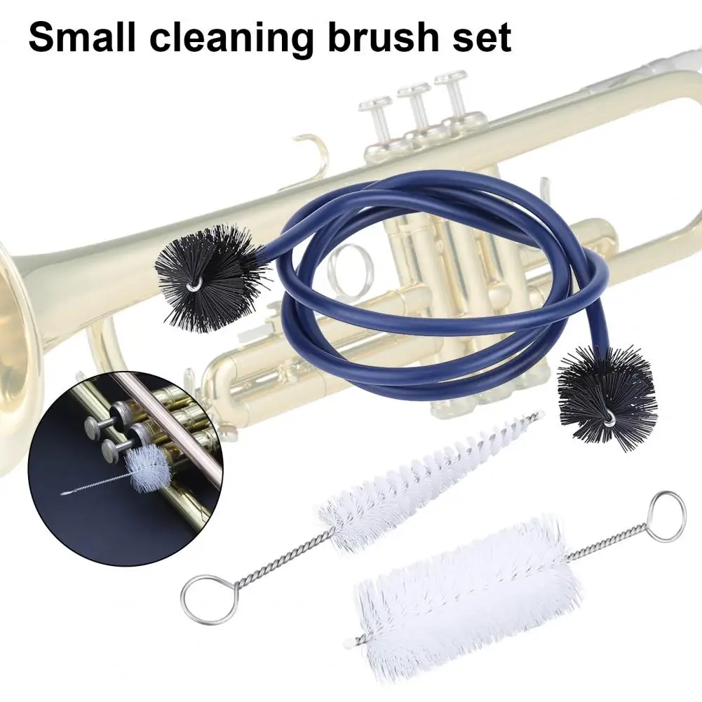 

1 Set Trumpet Maintenance Kit Bendable Grasp Comfortably Accessory Snake Brush Mouthpiece Brush Cornet Cleaning Kit for Trumpet