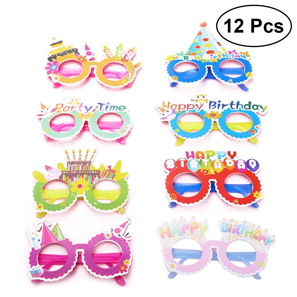 Birthday Glasses for Kids Makeup Glasses Paper Favor Eyeglasses Party Eyeglasses Birthday Eyeglasses Frames