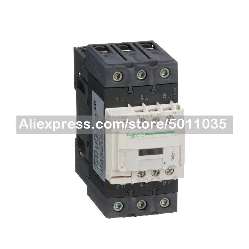 

LC1D65AG7 Schneider Electric imported TeSys D series three-pole AC contactor, 65A, 120V, 50/60Hz; LC1D65AG7