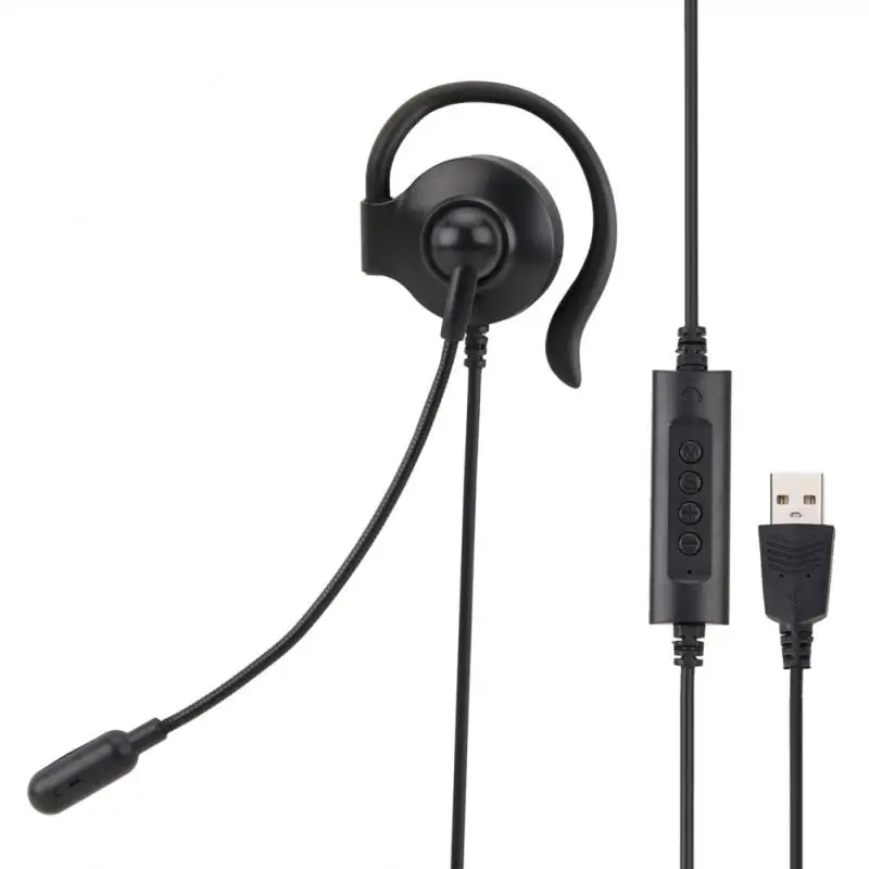 

For Clear Call Wired Business Headset For Clear Call In The Call Center 3.5mm Usb Wired Headphone Universal Usb Wire Control