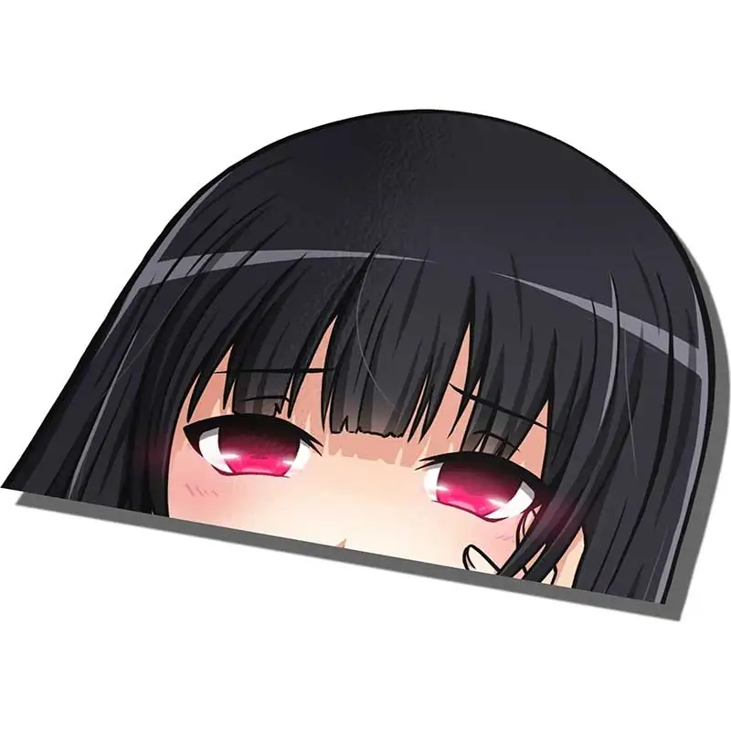 

EARLFAMILY 13 см x 9,1 см для Jabami Yumeko Kakegurui Peeker автомобильные наклейки креативные наклейки граффити устойчивые к царапинам автомобильные аксессуары