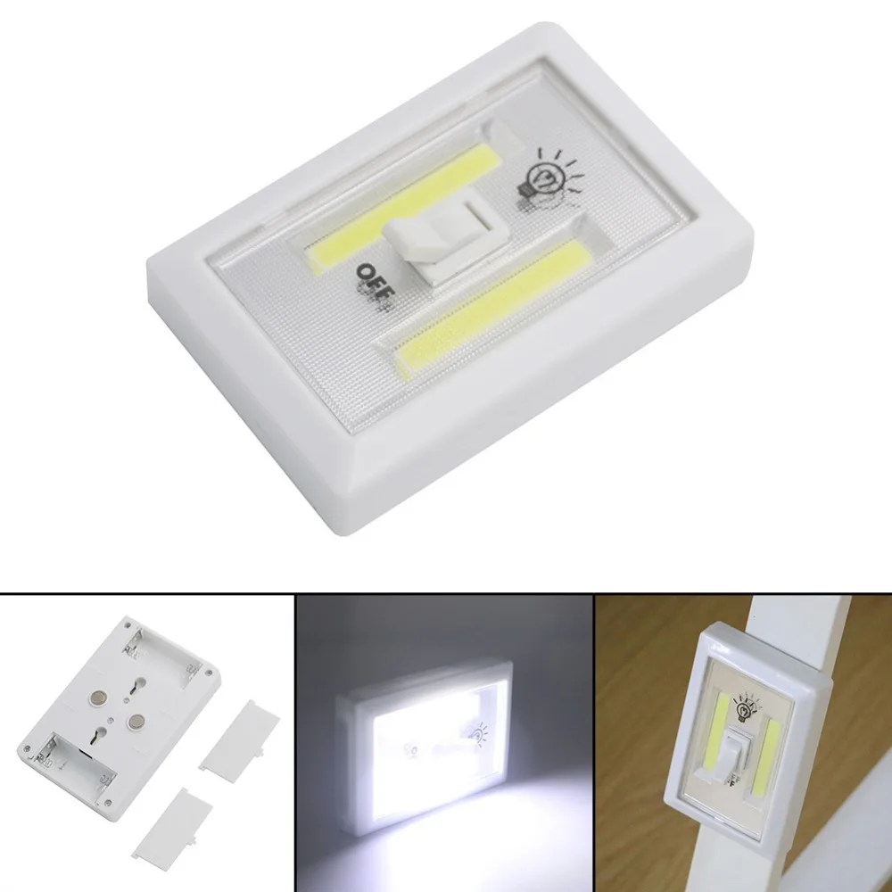 

Portable Led battery lamp with 2 Led light-magnet adhesive