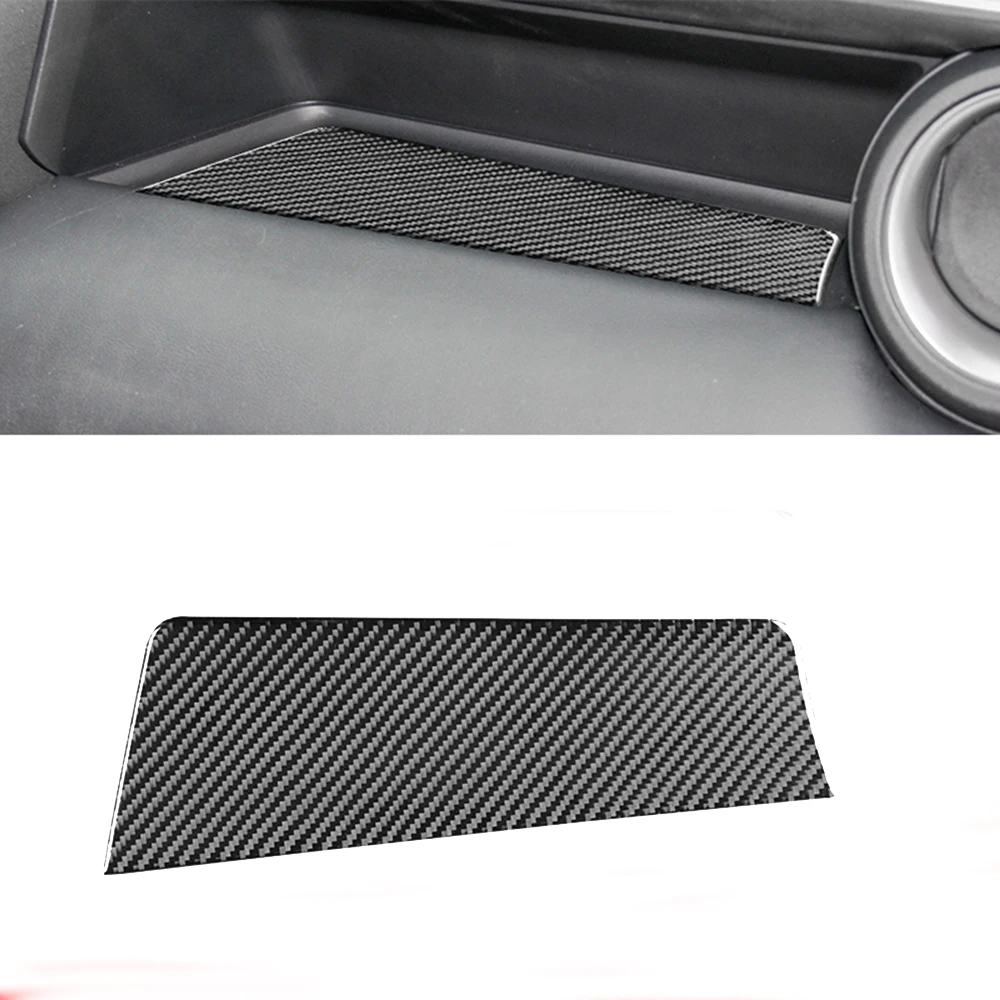 

Для Toyota RAV4 2014 2015 2016-2018 автомобильный коптер коробка для хранения панель из углеродного волокна декоративная рамка Крышка отделка аксессуары для интерьера