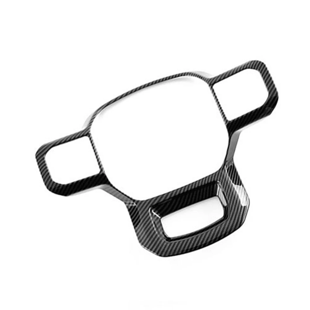 

Car Carbon Fiber Steering Wheel Panel Cover Trim Frame Sticker for 2022
