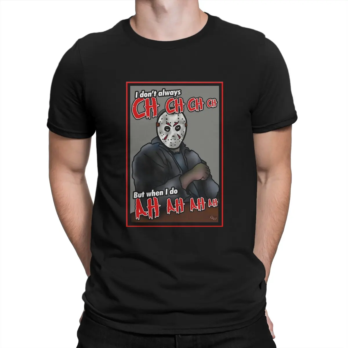 

Jason Man's TShirt The Boogeyman Crewneck Tops Fabric T Shirt Funny High Quality Gift Idea