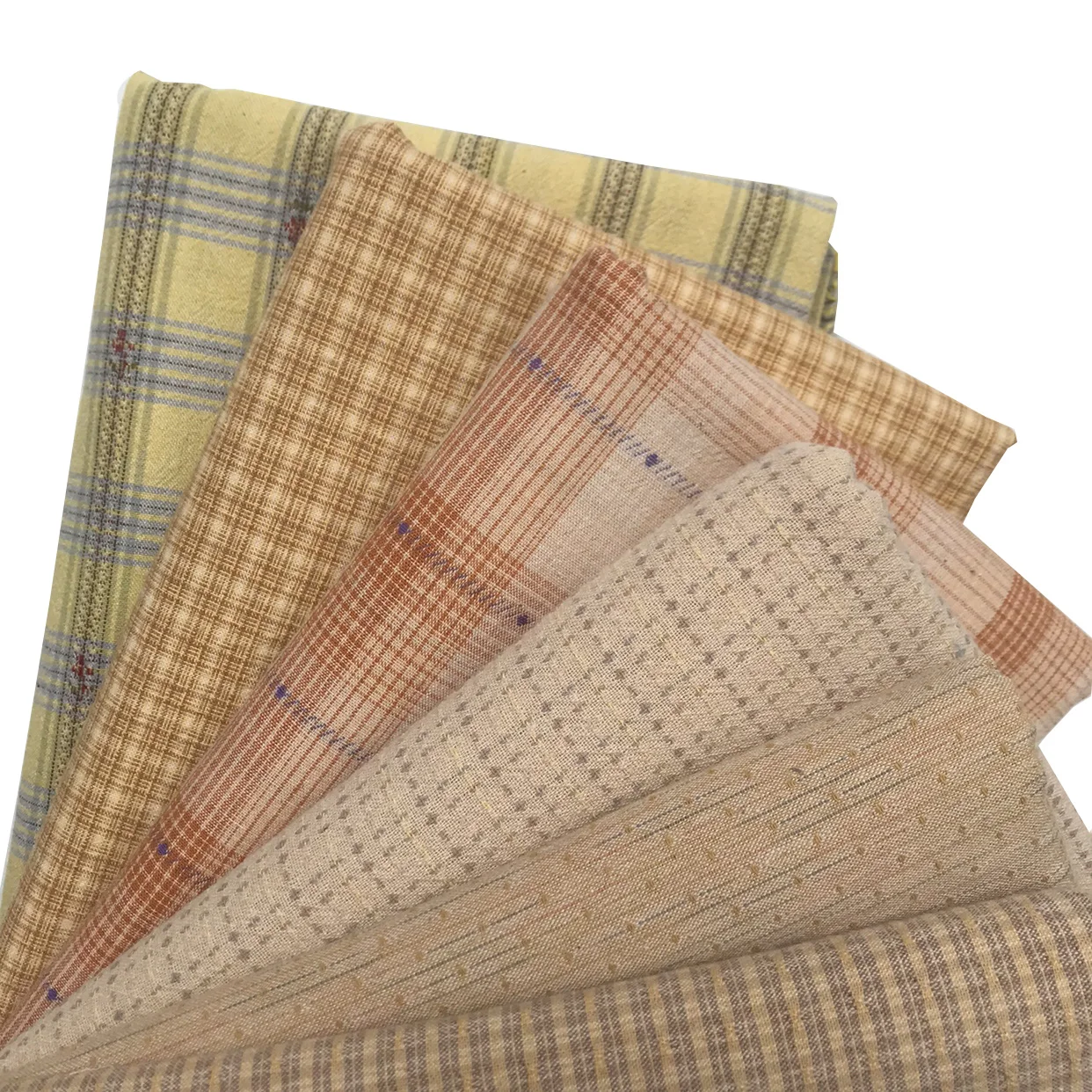

Японская маленькая тканевая ткань для рукоделия yellow group, окрашенная пряжа, для шитья, лоскутного шитья, квилтинга, в полоску, 50*70 см