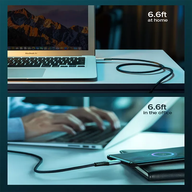 Кабель INIU PD 100 Вт USB C на USB Type C, кабель для быстрой зарядки телефона, шнур для передачи данных для Huawei Redmi S20 S9 Macbook Pro (art.: 3920bf2015d7f) - 3920bf2015d7f