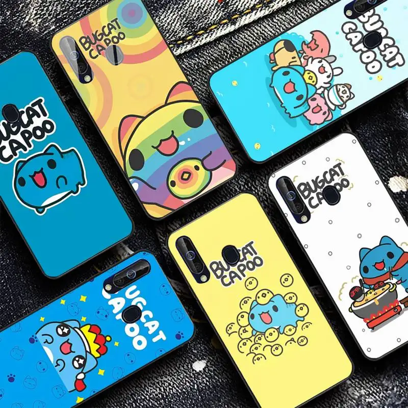 

Love Cat Comic Cat Bugcat Capoo Phone Case for Samsung A51 01 50 71 21S 70 31 40 30 10 20 S E 11 91 A7 A8 2018