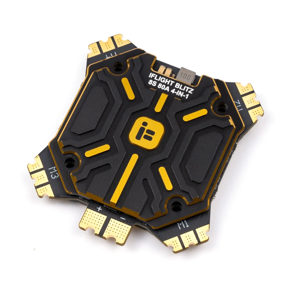 

Контроллер полета iFlight BLITZ F7 Pro, Контроллер полета BLITZ E80 pro 4 в 1 80A Pro ESC с 35x35 мм узором крепления для FPV X8, кинематографический Мультикоптер