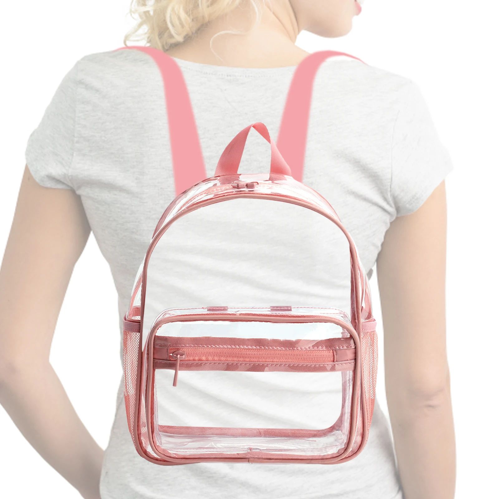 

Clear Backpack Bookbag Large-Capacity See Through Backpack 3 Color Back Pack Book Bag For Elementary/Middle School