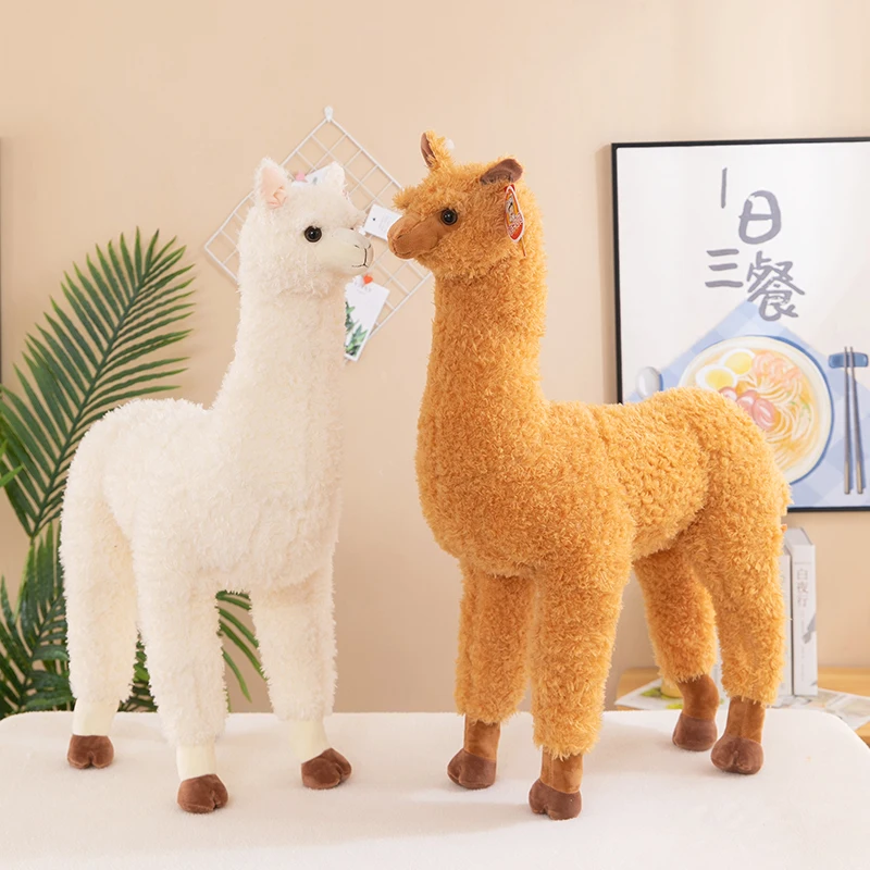

aomede 80cm Imitation Large Alpaca Hair, Riding and Sitting Down Toy Doll, Birthday Gift, Decoration, Proposal for Girlfriend