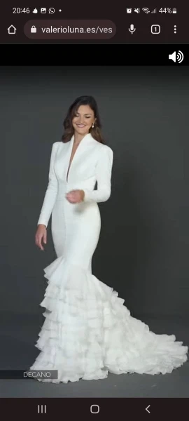 

Simple Elegant Chiffon Mermaid Wedding Dresses L