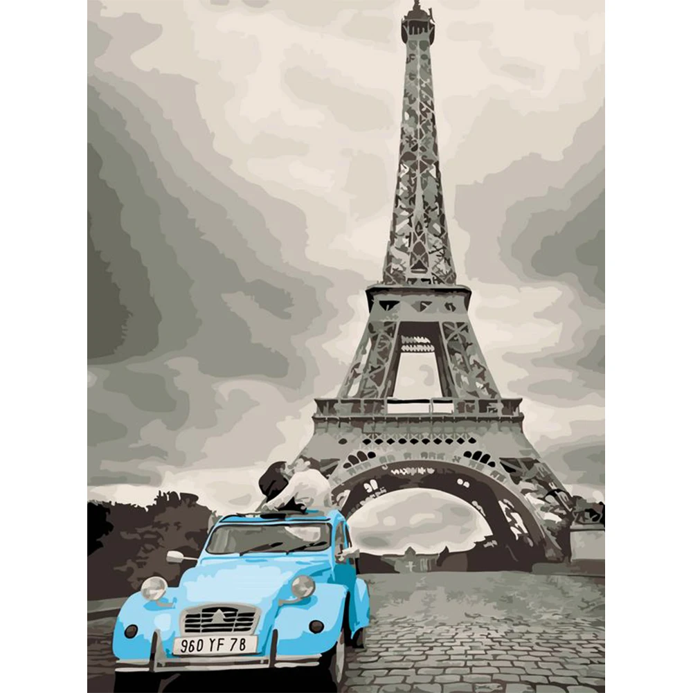 Набор для рисования по номерам сделай сам великолепные здания Настенная картина