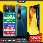 Глобальная версия POCO M3 Pro 4GB 64GB  6 ГБ 128 Dimensity 700 90 Гц 6,5 