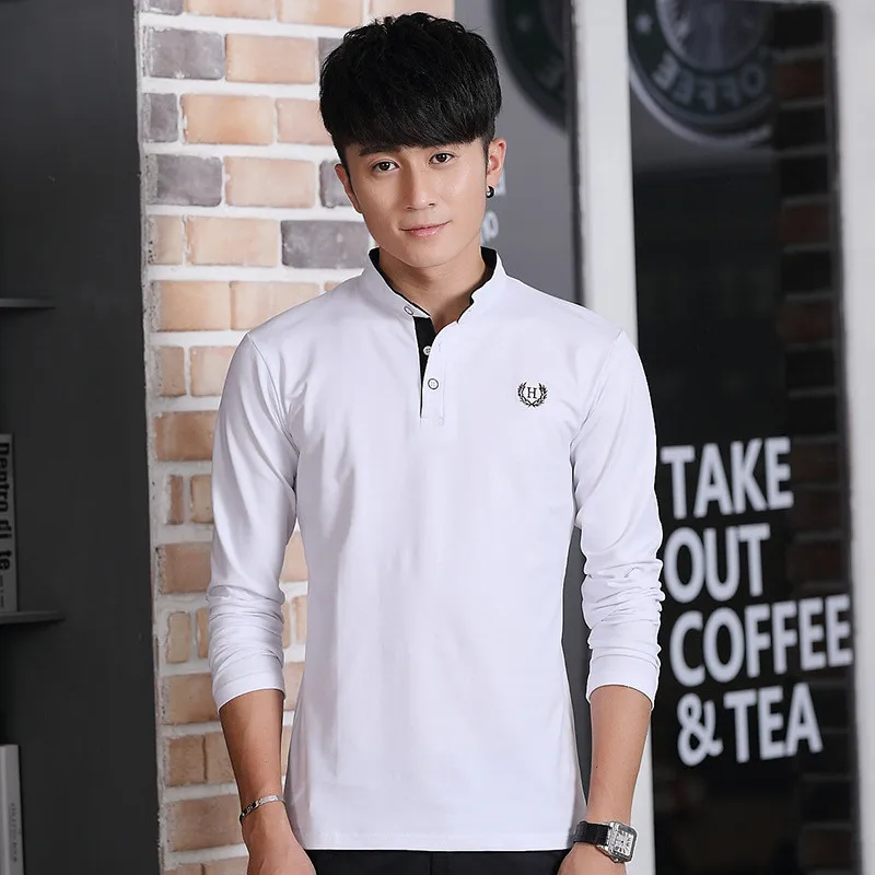 

2339-R-t-shirt men's summer men's solid color jacket summer slim T-shirt