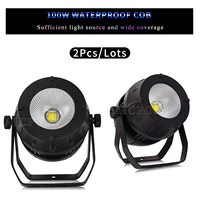 2pcslots 100w cob audience light ip65 waterproof par light outdoor waterproof lighting cool white and warm white stage lighting