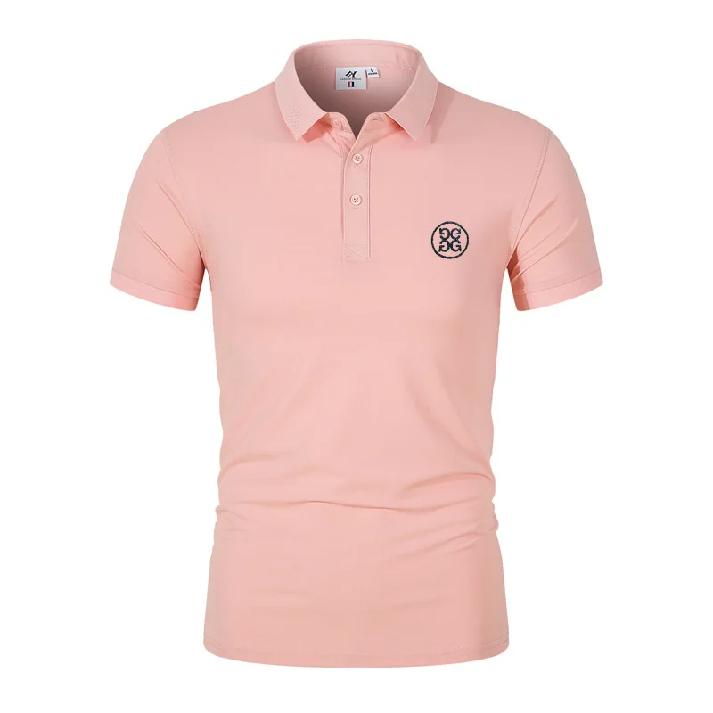 Embroidery Logo Men Shirt Summer Fashion Men's T-Shirt Polo Shirt Golf Clothing Men's Polo Shirt Top Outdoor Sports Men's Tops