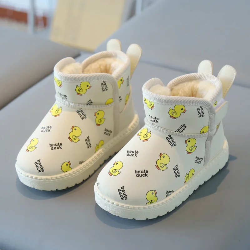 

Winter Cowboy Chelsea Ankle Boots Warm Plus Young Children Off White Kids Girls Luxury Designer Baby Infant Platform Flats Shoes