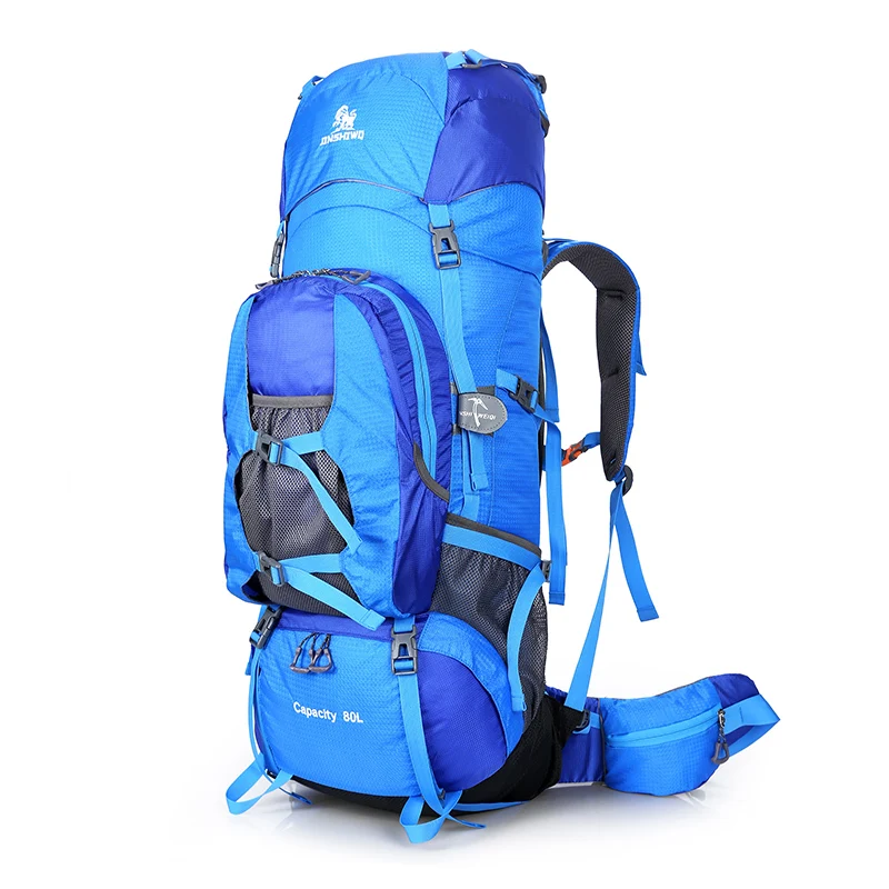 

80L Large Outdoor Backpack Climbing Backpacks Hiking Big Capacity Rucksacks Sport Bag Travel Bag Mountain Men Waterproof Bags