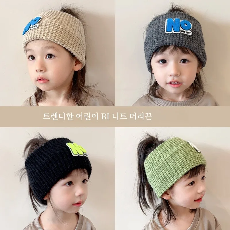 2024 Детская шапка топлесс осенне-зимняя теплая утечная для больших детей и