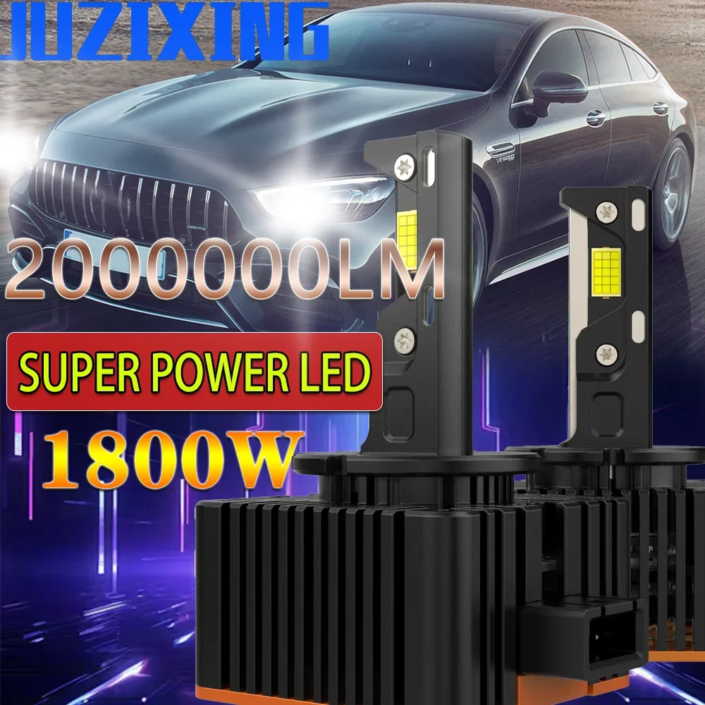 JUZIXING D1S ксеноновая 1800 Вт HID светодиодная лампа для фар для ...