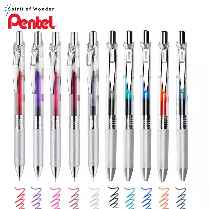 

1 Pcs Japanese Pentel Gel Pen BLN75 Quick-Drying Press The Transparent Color Refill Needle Tube Head Smooth Office Accessories