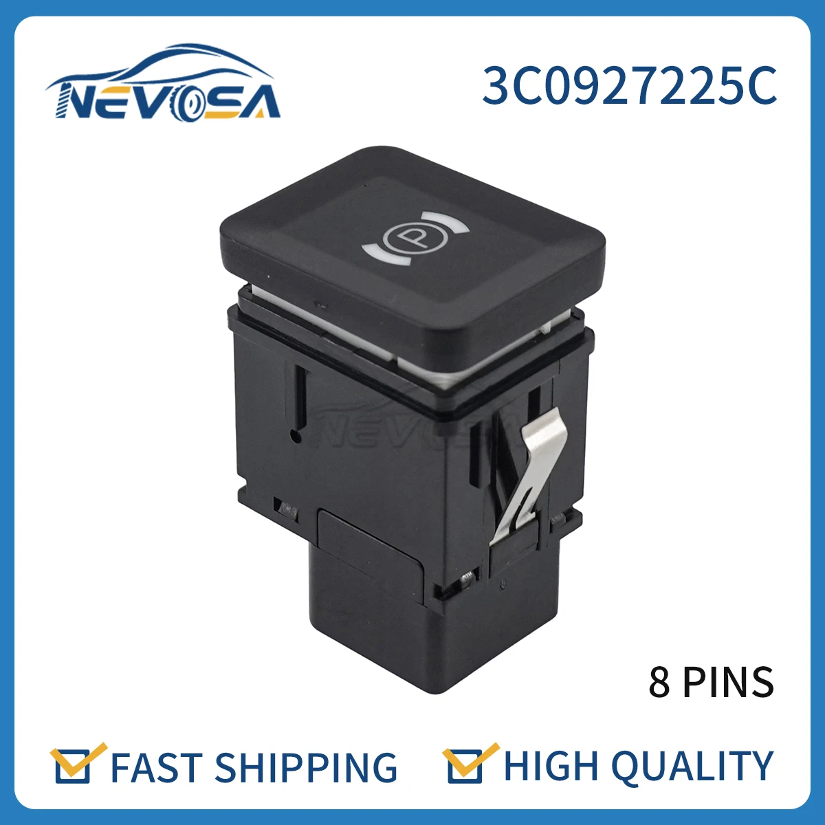 

Nevosa 3C0927225C Electrical Car Parking Hand Brake Control Switch Handbrake Button For VW Passat B6 CC 3C 2006-2012 3C0927225B