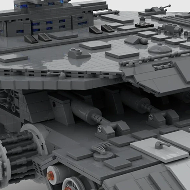 Moc строительные кирпичи военная модель USS Daedalus линкор технология модульные блоки