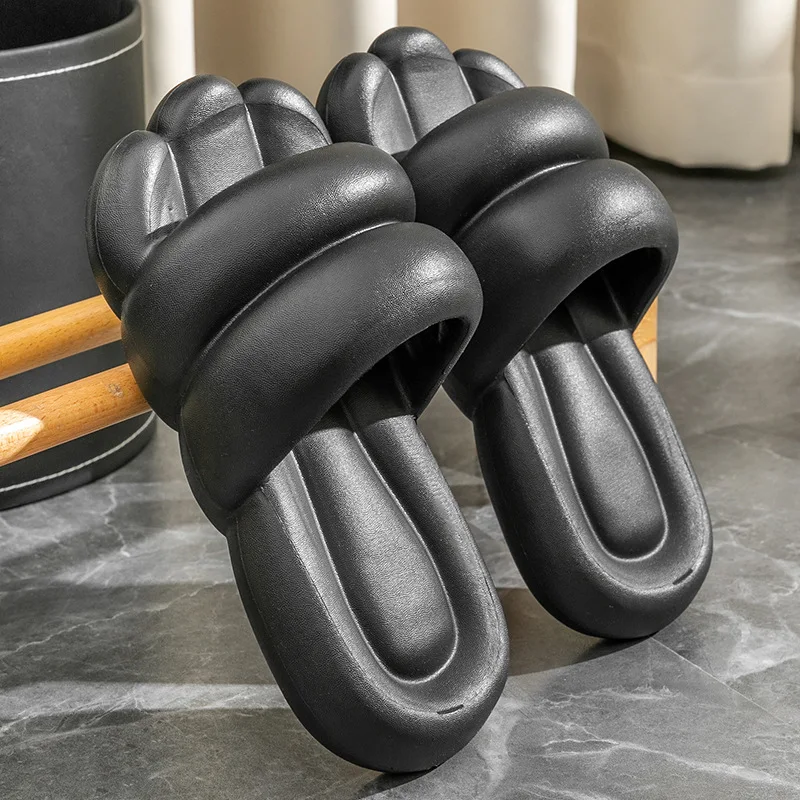 Pool Beach Slippers Female Man Soft Thick Batrhoom Slides Home EVA Women's Summer Flip-Flops Lady Platform Shoes Quick Drying