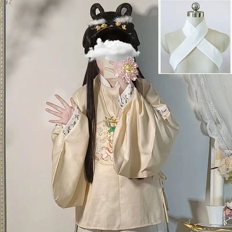 2023 китайский новый год Hanfu вышитая с круглым вырезом большая мианская юбка