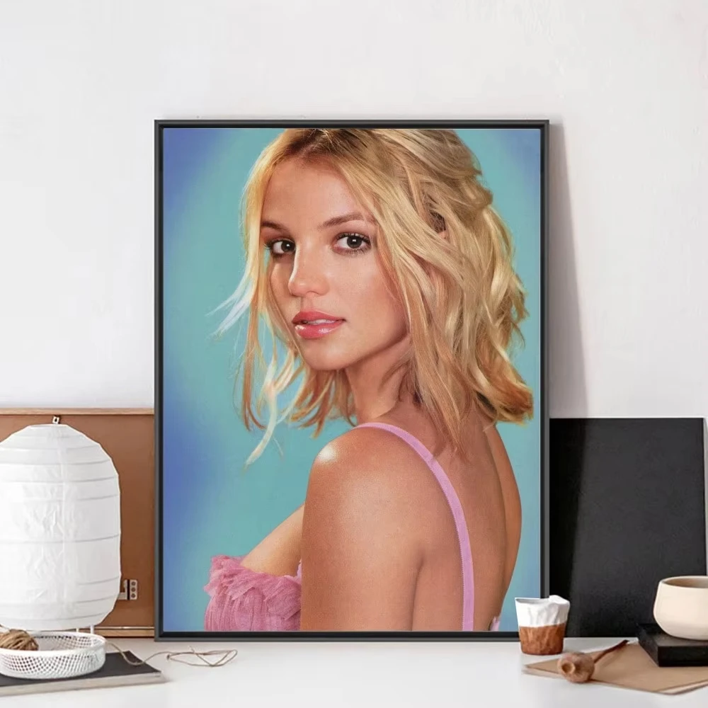 Affiche Rétro Vintage de Chanteur Autocollants Sans Peinture Artistique à et Bureau