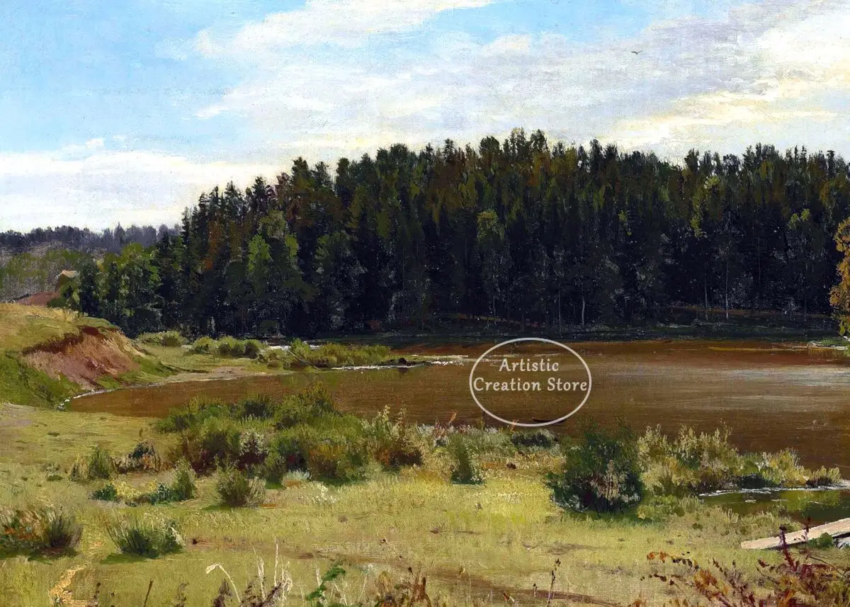Печать картины «Иван Шишкин Утро в сосне» на холсте иван ростиславович высоцкий кружок по теории вероятностей