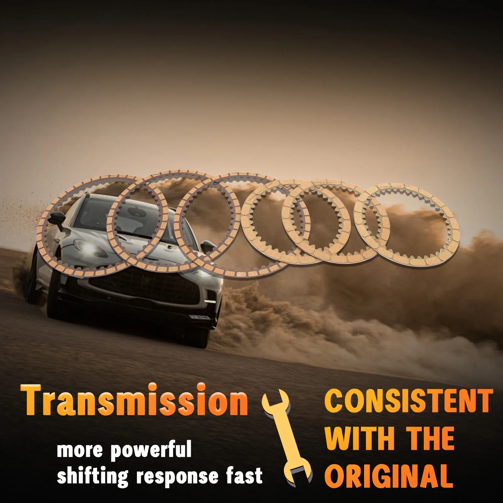 Фото TRANSPEED CVT K313 комплект фрикционного крема для ремонта автоматической коробки передач для AURIS COROLLA 1.8L 2013-16 №3