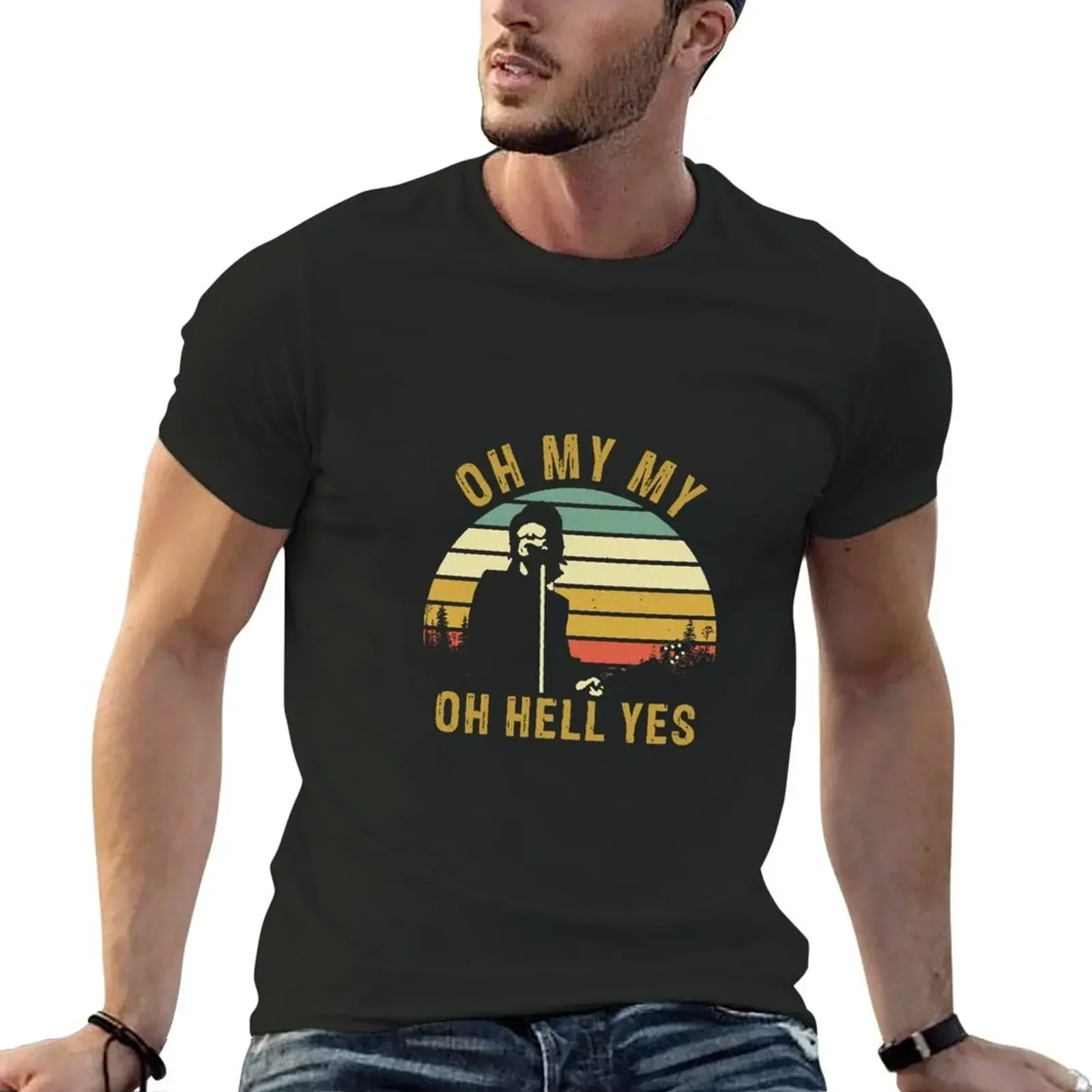 Oh My Hell Yes Petty Funny Music Fans Gifts Футболка однотонная мужская футболка для мальчиков