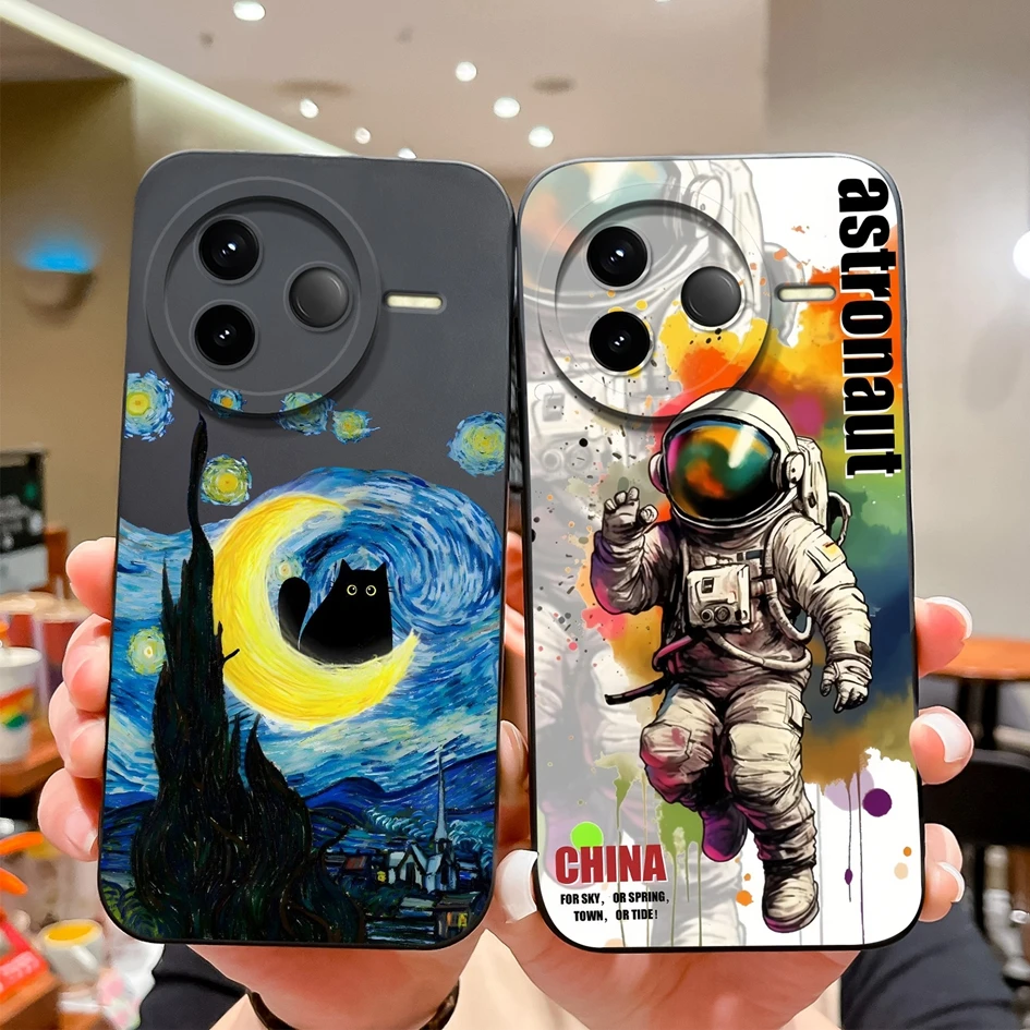 Новый прочный чехол для Redmi K80 Pro Lazy Cat с узором противоударный защитный