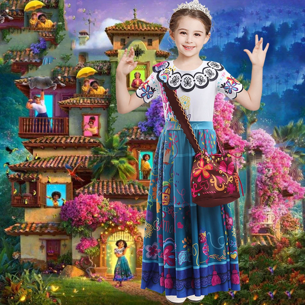 Комплект костюмов для косплея ZOBOTT Mirabel детей включает платье